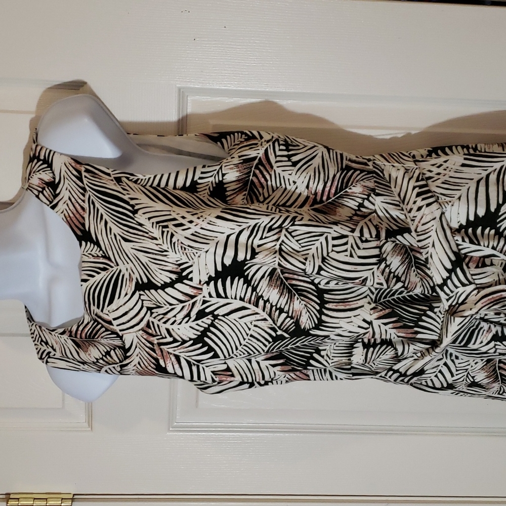 Anne Klein leaf print Dress - Picture 3 of 14